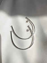 Aretes arracadas grandes de plata mujer