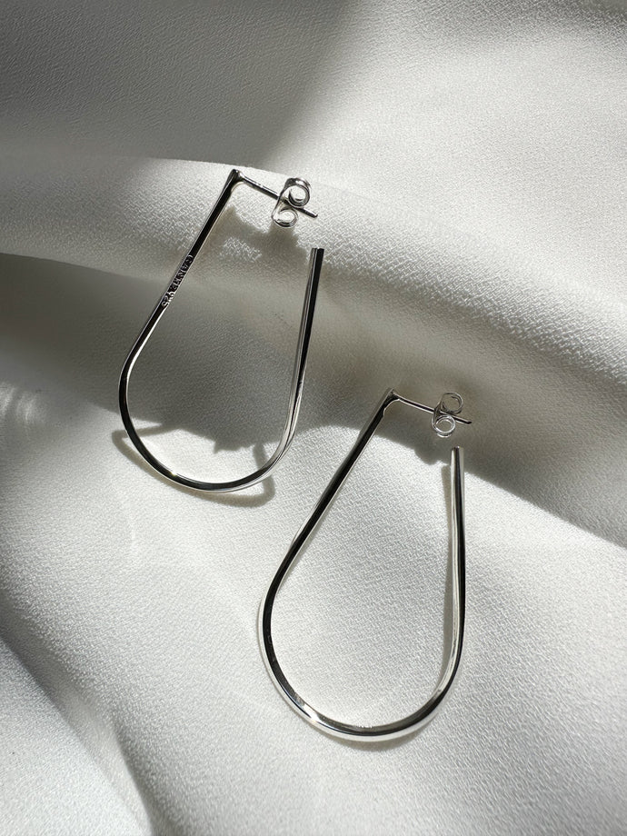 Hoops, Arracadas de Plata Ley .925