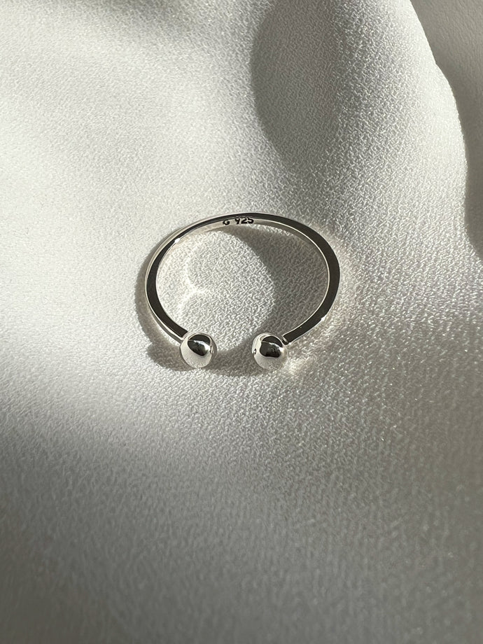 Dos puntas, Anillos de Plata Ley .925 tallas 3-10 existencia