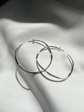 Aretes arracadas grandes de plata mujer