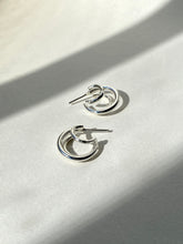 Aretes arracadas chicas de plata mujer