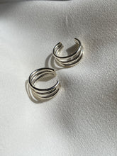 Aretes ear cuff arracadas de plata mujer