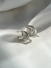 Aretes arracadas chicas de plata mujer