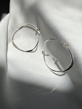 Aretes arracadas grandes de plata mujer