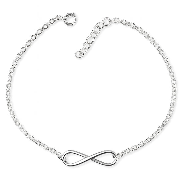 Infinito, Pulsera estándar de Plata ley .925 entrega 3-5 días
