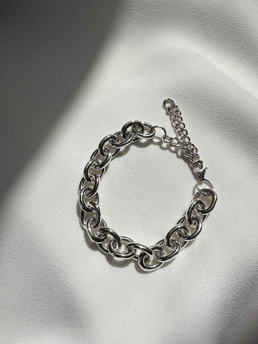 Pulsera Chunky de Plata .925 Rolo — Envío gratis + caja de regalo