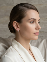 Once, Broqueles aretes de Plata Ley .925