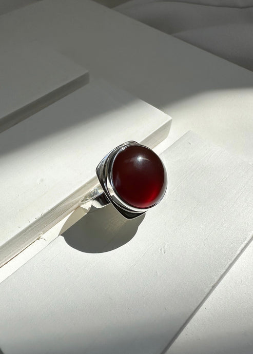 Cherry, Anillo de Plata Ley .925 ajustable