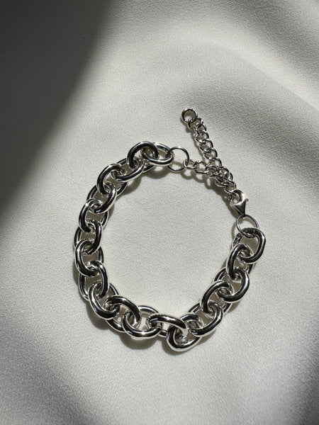 Rolo chunky, Pulsera de Plata Ley .925 pesada