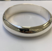 Simple bangle, Pulsera brazalete de Plata ley .925 entrega 3-5 días