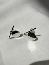 Japan, Broquel aretes de Plata Ley .925