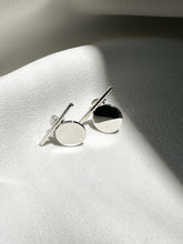 Japan, Broquel aretes de Plata Ley .925