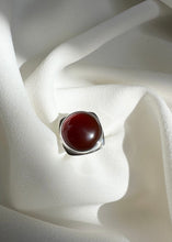 Cherry, Anillo de Plata Ley .925 ajustable