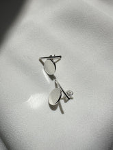 Japan, Broquel aretes de Plata Ley .925