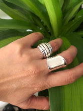 Miranda, Anillo pesado de Plata Ley .925