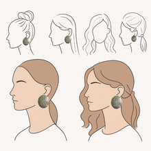 Greta, Maxi Aretes de Plata Ley .925