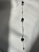 Decco link, Pulsera zirconia y perla en Plata ley .925