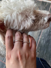 Torzal plano unisex, Anillo argolla de Plata Ley .925, tallas 3-11