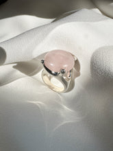 Cuarzo Pink, Anillo de Plata Ley .925
