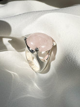 Cuarzo Pink, Anillo de Plata Ley .925
