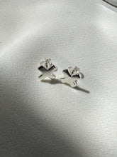 Cruz, Aretes de Plata Ley .925