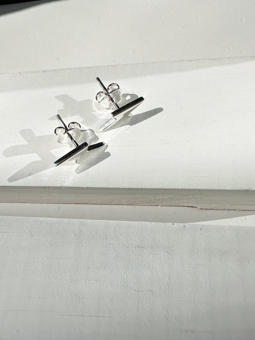 Ray Potter, Broqueles Aretes pequeños de Plata Ley .925