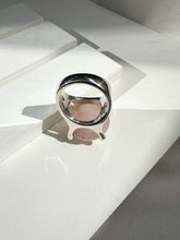 Cuarzo Pink, Anillo de Plata Ley .925