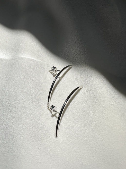 Ear Cuff Wo, Arete de Plata Ley .925