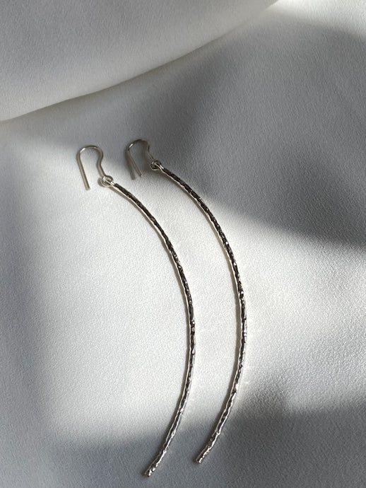 Rain, Maxi Aretes de Plata Ley .925