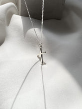 Collar cruz de plata mujer hombre unisex 