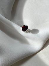 Anillo promesa o anillo de compromiso plata ley .925 circonia rojo regalo para mujer aniversario