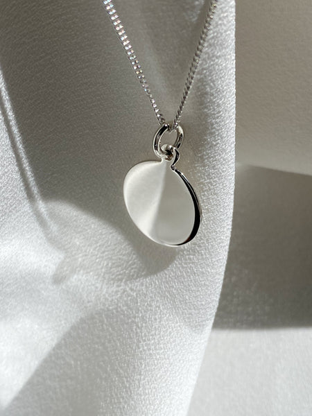 Collar medalla de plata regalo mujer 