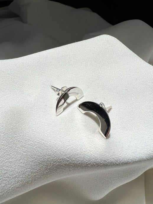 Iris, Aretes pequeños de Plata Ley .925