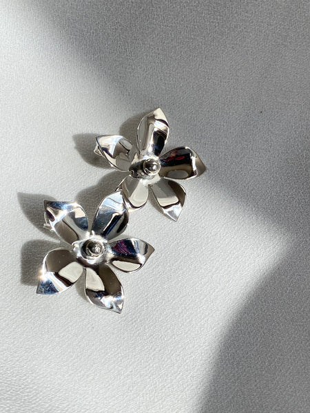 Flor Nova, Aretes de Plata Ley .925