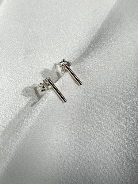 Once mini, Broqueles aretes pequeños de Plata Ley .925