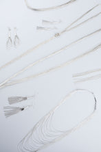 Cascada, Collar de Plata Líquida 20 hilos - Gante, Joyería de Plata hecha en México 